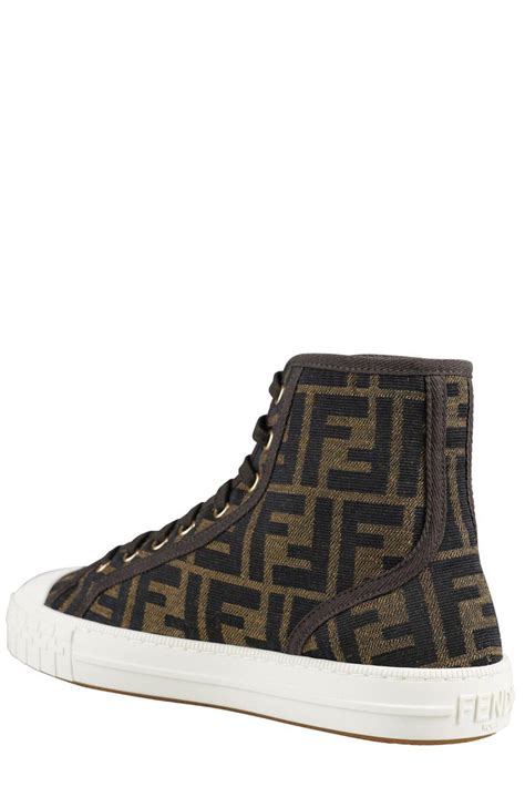 fendi sneakers used|Fendi designer high top sneakers.